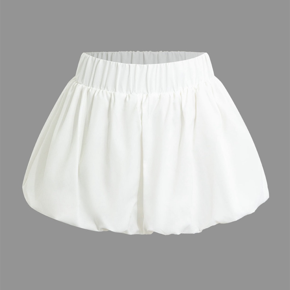 Micas white bubble skirt - size L